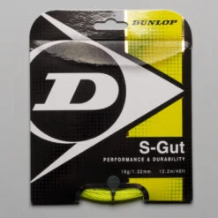 Dunlop S-Gut 16 -Wilson Tennis Club Shop 011499 yel 1
