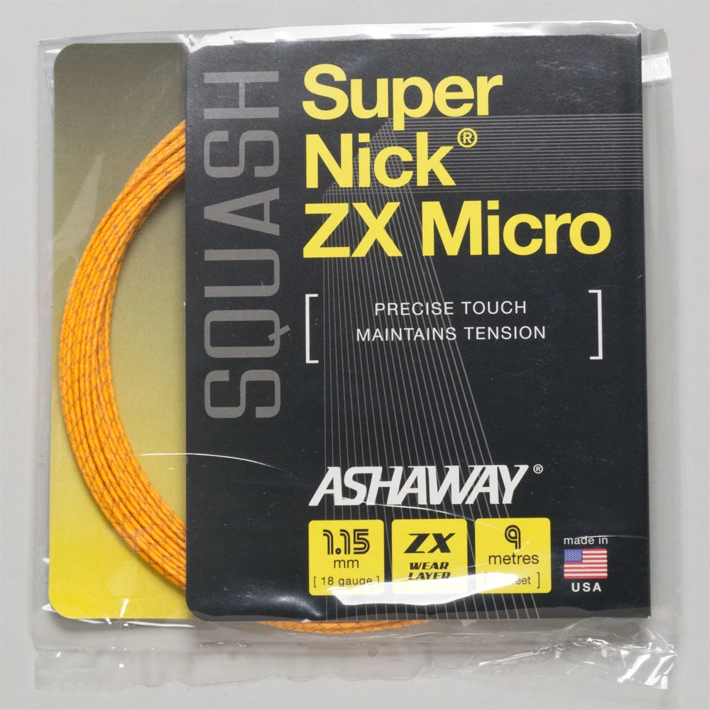 Ashaway Supernick ZX Micro 18 Squash 3 Ashaway Supernick ZX Micro 18 Squash