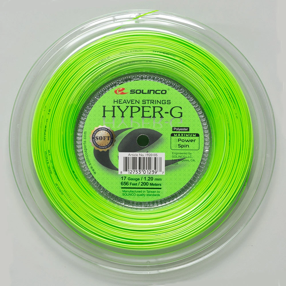 Solinco Hyper-G Soft 17 1.20 656' Reel 3 Solinco Hyper-G Soft 17 1.20 656' Reel