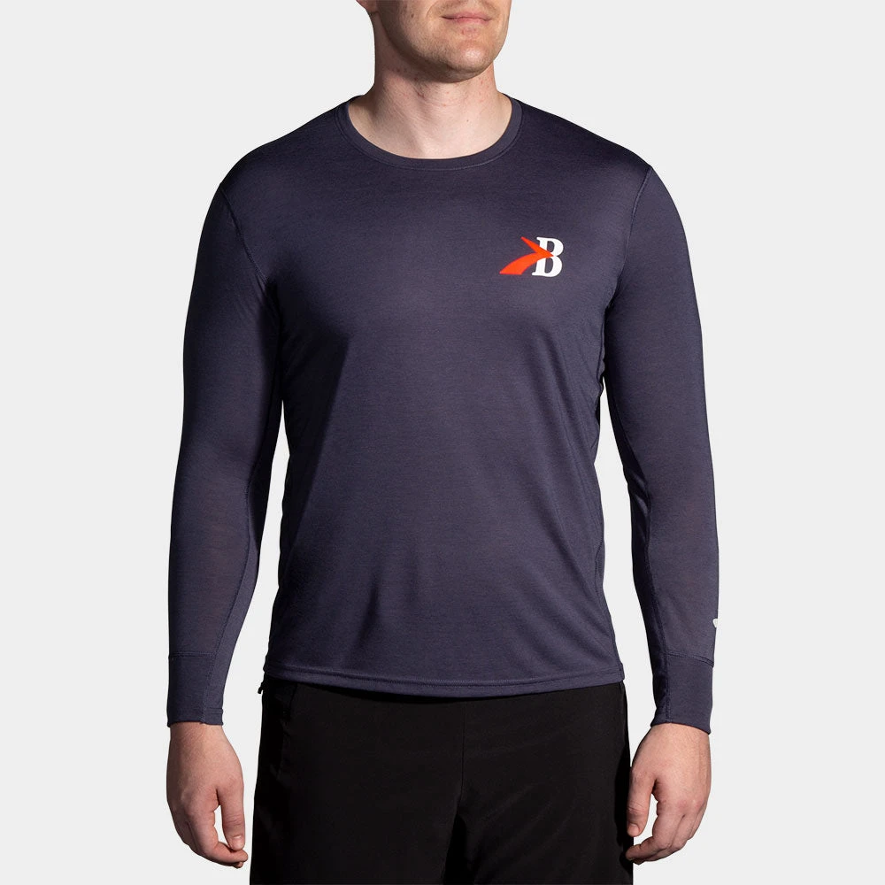 Brooks Distance Graphic Long Sleeve Men's 12 Brooks Distance Graphic Long Sleeve Men's - Image 10