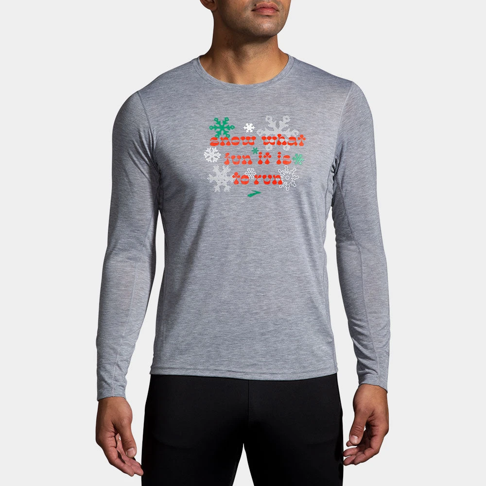 Brooks Distance Graphic Long Sleeve Men's 3 Brooks Distance Graphic Long Sleeve Men's