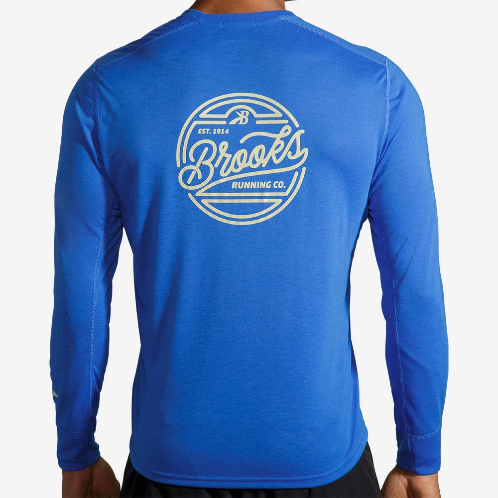 Brooks Distance Graphic Long Sleeve Men's 22 Brooks Distance Graphic Long Sleeve Men's - Image 20