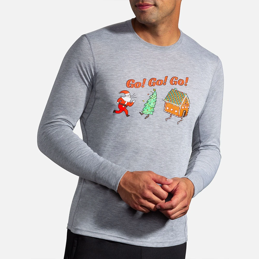 Brooks Run Merry Distance Long Sleeve Men's 3 Brooks Run Merry Distance Long Sleeve Men's