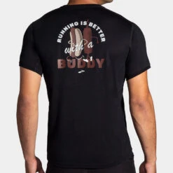 Brooks Distance Graphic Short Sleeve Men's -Wilson Tennis Club Shop 056934 013 2