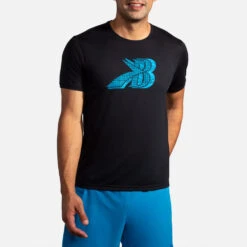 Brooks Distance Graphic Short Sleeve Men's -Wilson Tennis Club Shop 056934 043 1