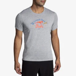 Brooks Distance Graphic Short Sleeve Men's -Wilson Tennis Club Shop 056934 058 1