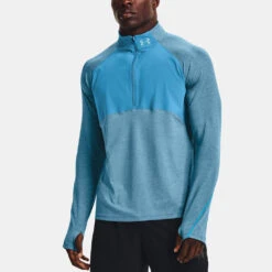 Under Armour Qualifier Run 2.0 1/2 Zip Men's -Wilson Tennis Club Shop 057046 597 1