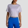 Brooks Run Within Crop Tee Women's 1 Brooks Run Within Crop Tee Women's -Wilson Tennis Club Shop 057163 565 1