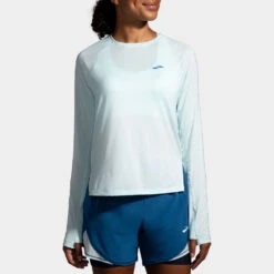 Brooks Sprint Free Long Sleeve Women's -Wilson Tennis Club Shop 057165 490 1