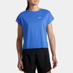 Brooks Sprint Free Short Sleeve Women's -Wilson Tennis Club Shop 057200 434 1