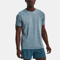 Under Armour Seamless Stride Short Sleeve Men's -Wilson Tennis Club Shop 057263 414 1