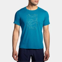 Brooks Distance Short Sleeve 2.0 Men's -Wilson Tennis Club Shop 057297 498 1