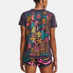 Under Armour Run In Peace Short Sleeve Tee Women's -Wilson Tennis Club Shop 057457 541 2