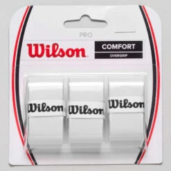 Wilson Pro Overgrip 3 Pack -Wilson Tennis Club Shop 060142 wht 1