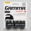 Gamma Supreme Overgrip 3 Pack -Wilson Tennis Club Shop 060143 blk 1