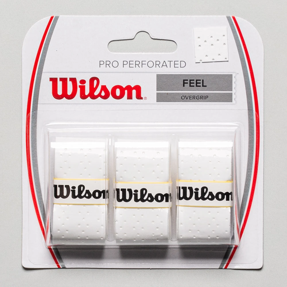 Wilson Pro Overgrip Perforated 3 Pack 5 Wilson Pro Overgrip Perforated 3 Pack - Image 3
