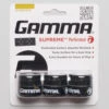 Gamma Supreme Perforated Overgrip 3 Pack -Wilson Tennis Club Shop 060717 blk 1