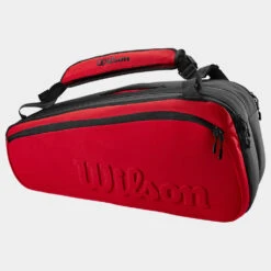 Wilson Super Tour 9 Pack Clash V2 Black/Red