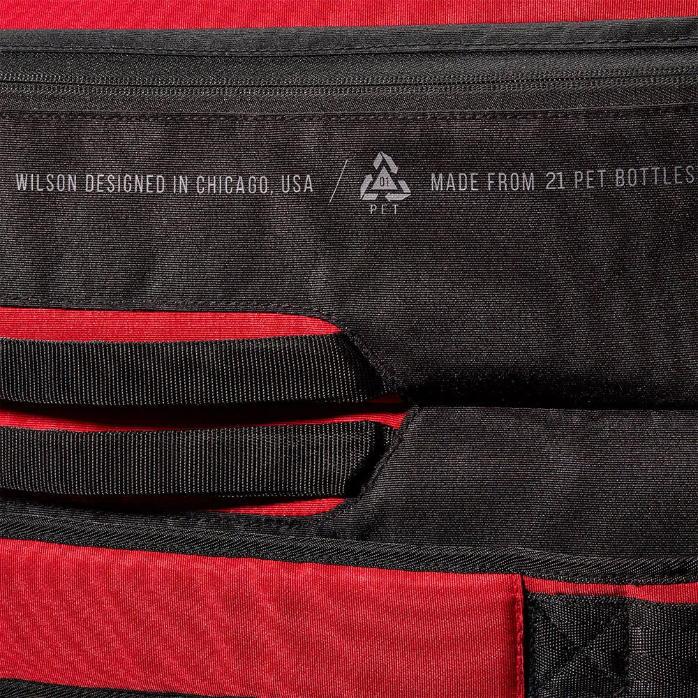 Wilson Super Tour 9 Pack Clash V2 Black/Red 6 Wilson Super Tour 9 Pack Clash V2 Black/Red - Image 4
