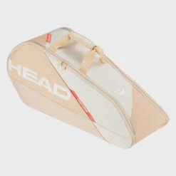 HEAD Tour Racquet Bag M 6 Pack Chamomile/Corduroy White -Wilson Tennis Club Shop 073403 2