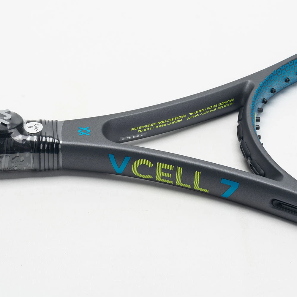 Volkl V-Cell 7 Battleship Grey/Neon Blue/Neon Yellow 6 Volkl V-Cell 7 Battleship Grey/Neon Blue/Neon Yellow - Image 4