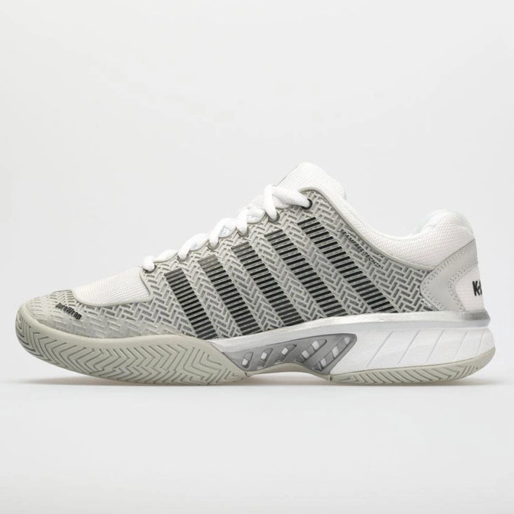 K-Swiss Hypercourt Express Men's Glacier Gray/White/Silver 4 K-Swiss Hypercourt Express Men's Glacier Gray/White/Silver - Image 2