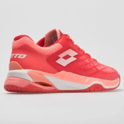 Lotto Mirage 100 Speed Women's Red Fluo/All White/Vivid Rose -Wilson Tennis Club Shop 116003 6