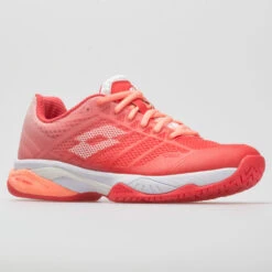 Lotto Mirage 300 II Speed Women's Red Fluo/All White/Vivid Rose 13 Lotto Mirage 300 II Speed Women's Red Fluo/All White/Vivid Rose -Wilson Tennis Club Shop 116004 5