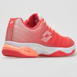 Lotto Mirage 300 II Speed Women's Red Fluo/All White/Vivid Rose