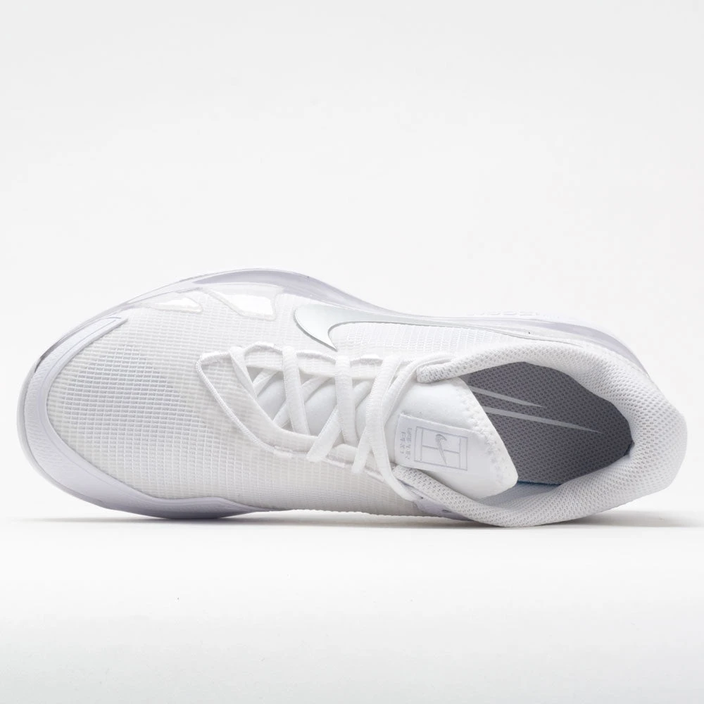 Nike Air Zoom Vapor Pro Women's White/Metallic Silver 5 Nike Air Zoom Vapor Pro Women's White/Metallic Silver - Image 3