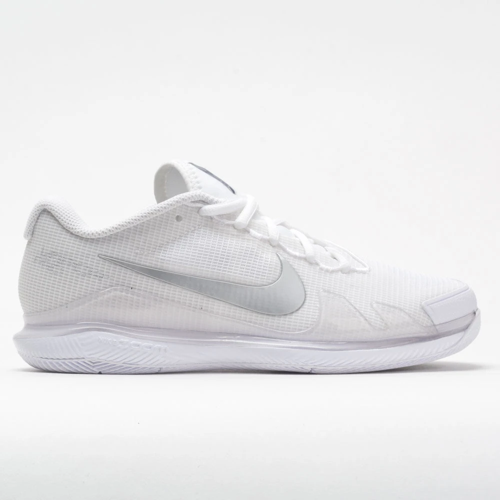 Nike Air Zoom Vapor Pro Women's White/Metallic Silver 3 Nike Air Zoom Vapor Pro Women's White/Metallic Silver