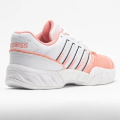 K-Swiss Bigshot Light 4 Women's Peach Amber/White/Asphalt -Wilson Tennis Club Shop 116675 6