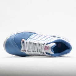 K-Swiss Bigshot Light 4 Women's Silver Lake Blue/White/Orchid Pink -Wilson Tennis Club Shop 116676 2