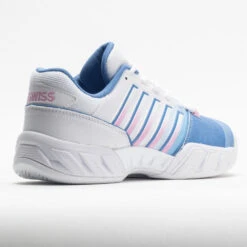 K-Swiss Bigshot Light 4 Women's Silver Lake Blue/White/Orchid Pink -Wilson Tennis Club Shop 116676 6