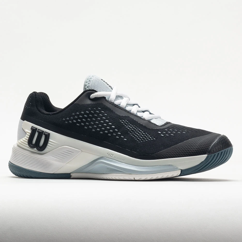 Wilson Rush Pro 4.0 Women's Black/White/China Blue 7 Wilson Rush Pro 4.0 Women's Black/White/China Blue - Image 5