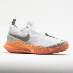 Nike React Vapor NXT Men's White/Khaki/Light Bone/Orange Trance 12 Nike React Vapor NXT Men's White/Khaki/Light Bone/Orange Trance -Wilson Tennis Club Shop 116991 5