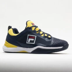 Fila Speedserve Energized Men's Navy/Buttercup/White 12 Fila Speedserve Energized Men's Navy/Buttercup/White -Wilson Tennis Club Shop 116997 5