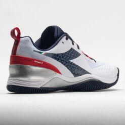 Diadora Blushield Torneo 2 Clay Men's White/Corsair/Fiery Red -Wilson Tennis Club Shop 117026 6