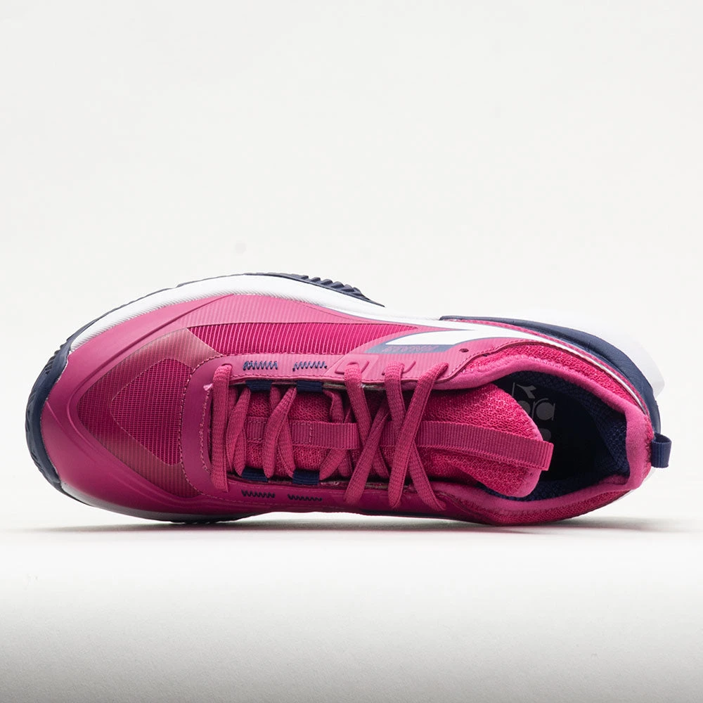 Diadora Finale Clay Women's Pink Yarrow/White/Blueprint 5 Diadora Finale Clay Women's Pink Yarrow/White/Blueprint - Image 3