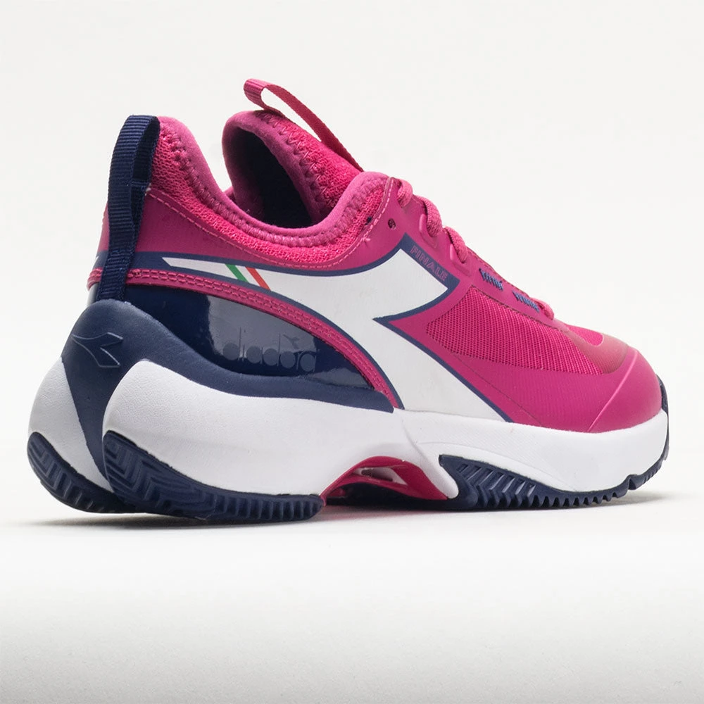 Diadora Finale Clay Women's Pink Yarrow/White/Blueprint 8 Diadora Finale Clay Women's Pink Yarrow/White/Blueprint - Image 6