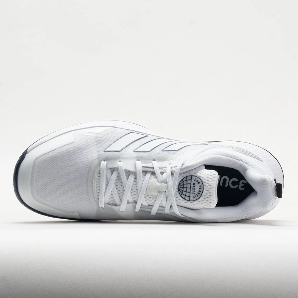 Adidas Defiant Speed Men's White/White/Navy Blue 5 Adidas Defiant Speed Men's White/White/Navy Blue - Image 3