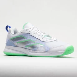 Adidas AvaFlash Women's White/Silver Metallic/Pulse Mint -Wilson Tennis Club Shop 117078 5
