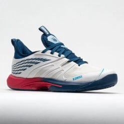 K-Swiss Speedtrac Men's Blanc De Blanc/Blue Opal/Lollipop -Wilson Tennis Club Shop 117121 5