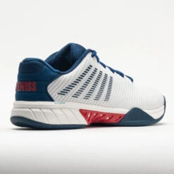 K-Swiss Hypercourt Express 2 Men's Blanc De Blanc/Blue Opal/Lollipop -Wilson Tennis Club Shop 117125 6