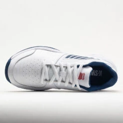 K-Swiss Court Express Men's White/Blue Opal/Lollipop -Wilson Tennis Club Shop 117132 2
