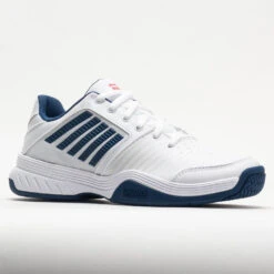 K-Swiss Court Express Men's White/Blue Opal/Lollipop -Wilson Tennis Club Shop 117132 5