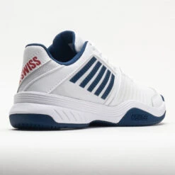 K-Swiss Court Express Men's White/Blue Opal/Lollipop -Wilson Tennis Club Shop 117132 6