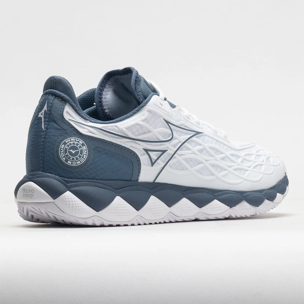 Mizuno Wave Enforce Tour AC Men's White/China Blue 8 Mizuno Wave Enforce Tour AC Men's White/China Blue - Image 6