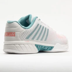 K-Swiss Hypercourt Express 2 Women's Blanc De Blanc/Nile Blue/Desert -Wilson Tennis Club Shop 117153 6