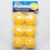 Tourna Strike Outdoor Pickleballs 6 Pack -Wilson Tennis Club Shop 360083 yel 1
